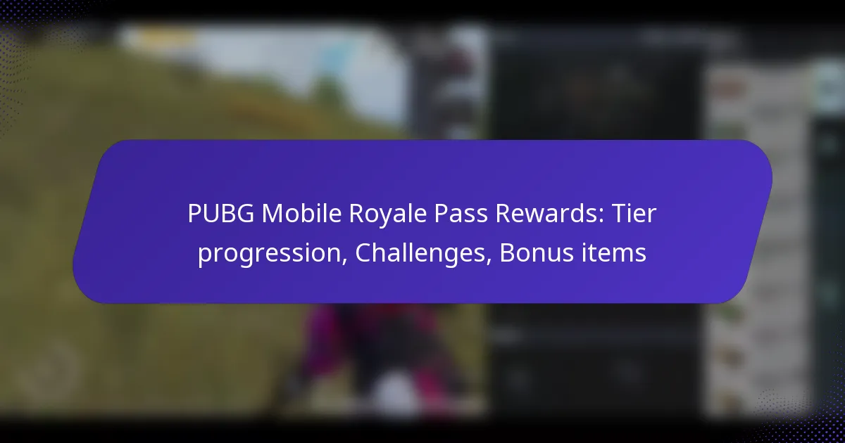 PUBG Mobile Royale Pass Rewards: Tier progression, Challenges, Bonus items